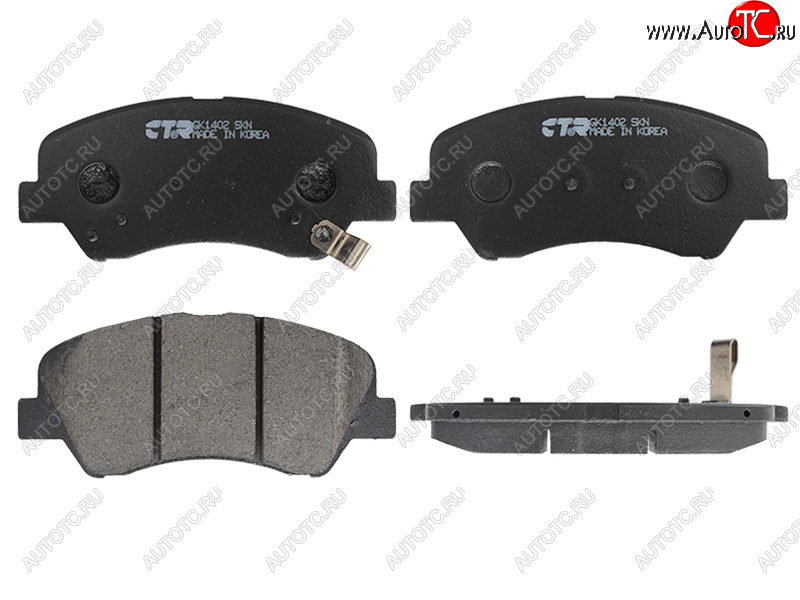 2 599 р. Колодки тормозные передние FR-FL SAT   Hyundai Creta ( GS,  SU) (2015-2022), Hyundai Solaris  HCR (2017-2022), Hyundai Sonata  DN8 (2019-2022), KIA Rio ( 4 FB,  4 YB) (2016-2025) (с отверстием)  с доставкой в г. Керчь