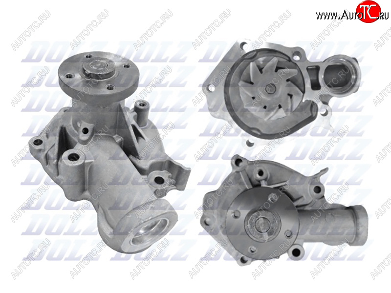 4 299 р. Насос системы охлаждения HYUNDAIMITSUBISHI SANTA FESONATAGALANTL200 G4JS4G63S DOLZ H217  с доставкой в г. Керчь