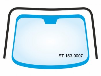 1 299 р. Молдинг лобового стекла (П-образный) Kia Cerato 08-13  Forte 08-13 SAT ST-153-0007  с доставкой в г. Керчь. Увеличить фотографию 1