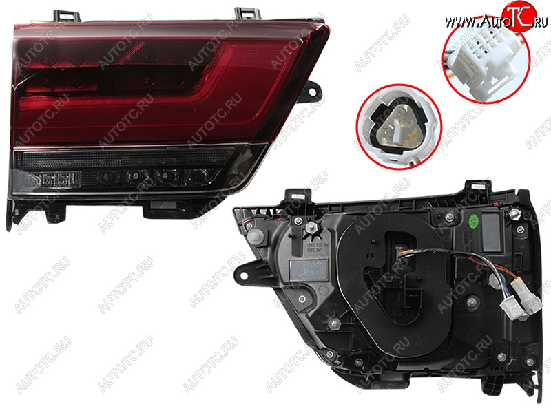8 649 р. Фонарь в крышку багажника Toyota Land Cruiser (J300) 21- (Слева LED) SAT ST-212-1357L  с доставкой в г. Керчь