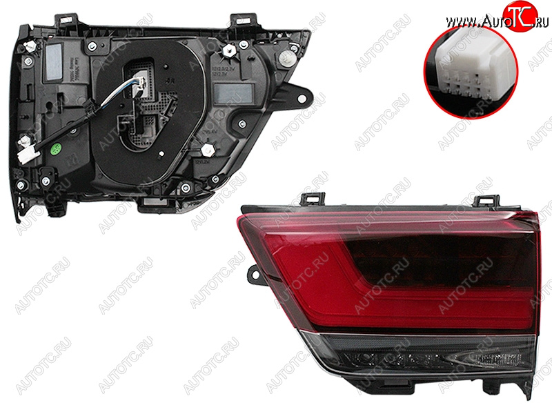 8 649 р. Фонарь в крышку багажника Toyota Land Cruiser (J300) 21- (Справа LED) SAT ST-212-1357R  с доставкой в г. Керчь