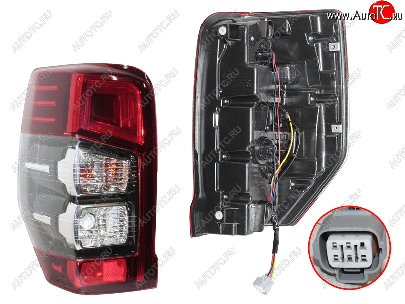 9 849 р. Фонарь задний левый SAT  Mitsubishi L200  5 KK,KL (2018-2022) рестайлинг  с доставкой в г. Керчь