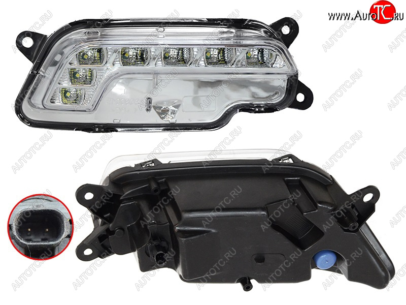 2 589 р. Ходовые огни Mercedes-Benz E-Class 09-17 (Спереди Справа) SAT ST-440-1611R-AQ  с доставкой в г. Керчь