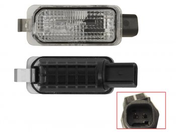 359 р. Подсветка номерного знака Ford Fiesta 08-19  Focus 04-11  Kuga 08-13  Mondeo 14-19 SAT ST-5105886  с доставкой в г. Керчь. Увеличить фотографию 1