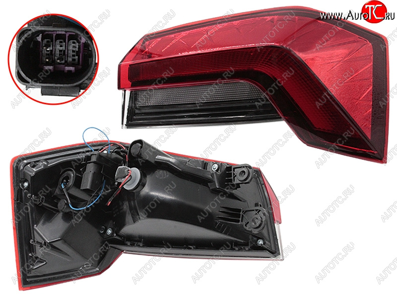 9 999 р. Фонарь задний правый SAT  Skoda Rapid  MK2 (2019-2025)  с доставкой в г. Керчь