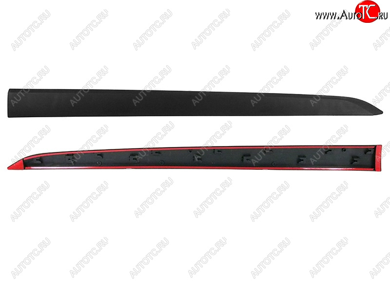2 389 р. Накладка двери Kia Rio X-Line 17-22 (Спереди Справа Снизу) SAT ST-81-0004  с доставкой в г. Керчь