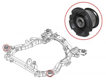 1 199 р. Сайлентблок Chevrolet Captiva 06-15  Opel Antara 06-15  Daewoo Winstorm 06-10 SAT ST-96626232B  с доставкой в г. Керчь. Увеличить фотографию 1