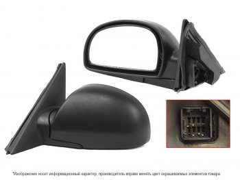 Боковое левое зеркало заднего вида (5 контактов) SAT Hyundai Accent  2 LC (1999-2012) седан дорестайлинг (ТагАЗ)