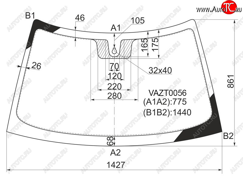 4 599 р. Стекло лобовое (Датчик дождя) LADA 2110 95-14  2111 97-14  2112 99-09  Priora 07-18 KMK VAZT0056  с доставкой в г. Керчь