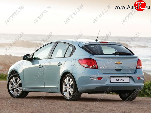 2 989 р. Задняя левая ремонтная арка AUTOFERRUM Chevrolet Cruze J305 хэтчбек дорестайлинг (2009-2012) (Холоднокатаная сталь 0,8 мм)  с доставкой в г. Керчь