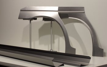Задние ремонтные арки и пороги AUTOFERRUM Hyundai Matrix  1 FC (2001-2010) дорестайлинг, 1-ый рестайлинг, 2-ой рестайлинг (Холоднокатаная сталь 0,8 и 1 мм)