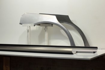 Задние ремонтные арки и пороги AUTOFERRUM KIA Magentis (2000-2005) (Оцинкованная сталь 0,8 и 1 мм.)