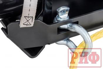 92 859 р. Лебёдка переносная РИФ 9.5XSR c облегчённой площадкой и проводами в сборе, короткий барабан, синтетический трос  9.5xsr-kit1  с доставкой в г. Керчь. Увеличить фотографию 5