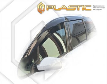 1 999 р. Дефлектора окон (рынок РФ) CA-Plastic  Peugeot 307  универсал (2005-2008) рестайлинг (серия Classic полупрозрачный)  с доставкой в г. Керчь. Увеличить фотографию 2