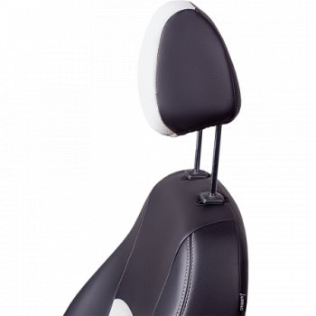 8 999 р. Комплект чехлов для сидений, (РЗС 60/40, 3Г Илана+Орегон) ТУРИН Lord Autofashion  Chevrolet Aveo ( T200,  T250) (2002-2011) хэтчбек 5 дв, седан, седан рестайлинг (черный, вставка белая, строчка белая)  с доставкой в г. Керчь. Увеличить фотографию 4