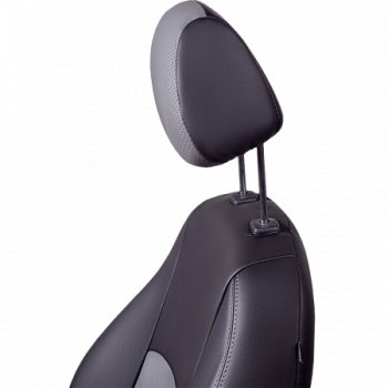 6 199 р. Комплект чехлов для сидений, (РЗС 60/40, 3Г Илана+Орегон) ТУРИН Lord Autofashion  Chevrolet Aveo ( T200,  T250) (2002-2011) хэтчбек 5 дв, седан, седан рестайлинг (черный, вставка серая, строчка серая)  с доставкой в г. Керчь. Увеличить фотографию 3