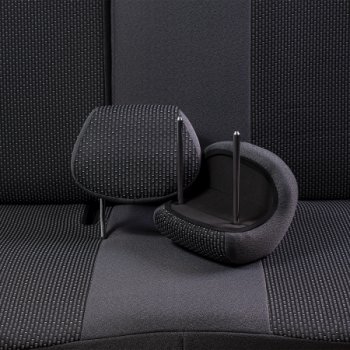 4 949 р. Комплект чехлов для сидений, (РЗС 40/60, 3Г жаккард) Дублин Lord Autofashion  Chevrolet Aveo  T300 (2011-2015) хэтчбек (серый, вставка серая, строчка серая)  с доставкой в г. Керчь. Увеличить фотографию 3