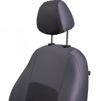 4 949 р. Комплект чехлов для сидений, (РЗС 40/60, 3Г жаккард) Дублин Lord Autofashion  Chevrolet Aveo  T300 (2011-2015) хэтчбек (серый, вставка серая, строчка серая)  с доставкой в г. Керчь. Увеличить фотографию 7