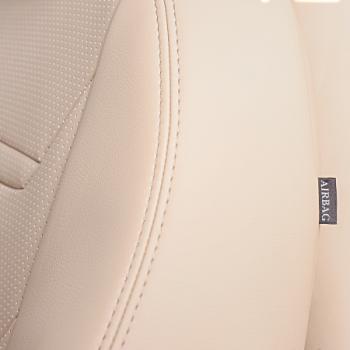 16 799 р. Комплект чехлов для сидений (РЗСиС 60/40 3Г Орегон) ТУРИН-2 Lord Autofashion CITROEN C4  дорестайлинг, хэтчбэк 5 дв. (2004-2008) (бежевый, вставка бежевая, строчка бежевая)  с доставкой в г. Керчь. Увеличить фотографию 8