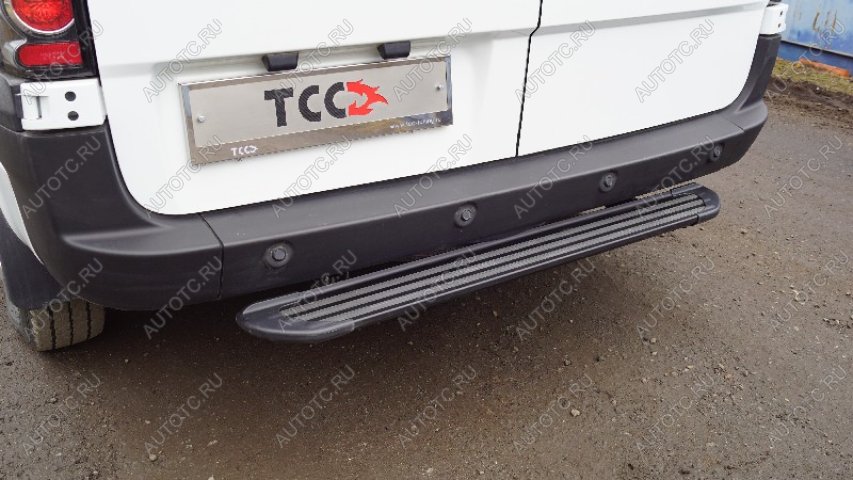 9 699 р. Задняя подножка алюминиевая Slim line Black 1350 мм  solatl123-01b  с доставкой в г. Керчь