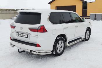 49 799 р. ТСУ PT GROUP тип AV с НЕРЖ накладкой TOYOTA LC 200 2007- LEXUS LX 2016-2021,  Toyota Land Cruiser  200 (2007-2021) дорестайлинг, 1-ый рестайлинг, 2-ой рестайлинг  с доставкой в г. Керчь. Увеличить фотографию 5