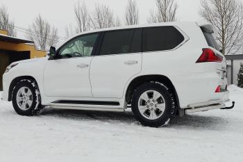 49 799 р. ТСУ PT GROUP тип AV с НЕРЖ накладкой TOYOTA LC 200 2007- LEXUS LX 2016-2021,  Toyota Land Cruiser  200 (2007-2021) дорестайлинг, 1-ый рестайлинг, 2-ой рестайлинг  с доставкой в г. Керчь. Увеличить фотографию 9