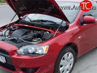 2 899 р. Растяжка передних стоек Mitsubishi Lancer X (2007-н.в.) ТехноМастер ТехноМастер 2904.5300.04  с доставкой в г. Керчь