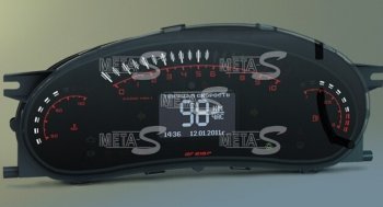 Электронная комбинация Lada Priora-Калина GAMMA GF-619 Ferrum gf619