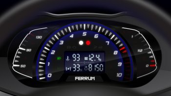 Электронная комбинация Lada Granta GAMMA GF-651 (тонированная) Ferrum gf651