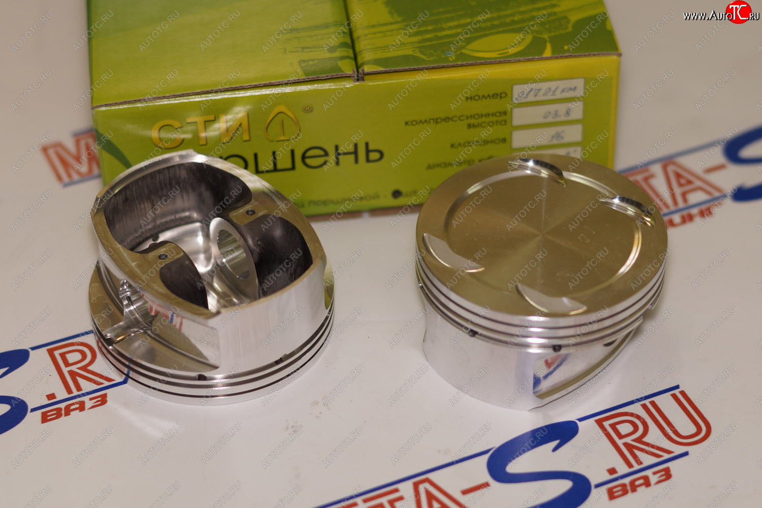 13 399 р. Поршни СТИ 217.21 (82,5, h=23,8 лунка 3,8 см.куб, p=1853мм, valve=3229, 1,21,52,0) СТИ 217.21  с доставкой в г. Керчь