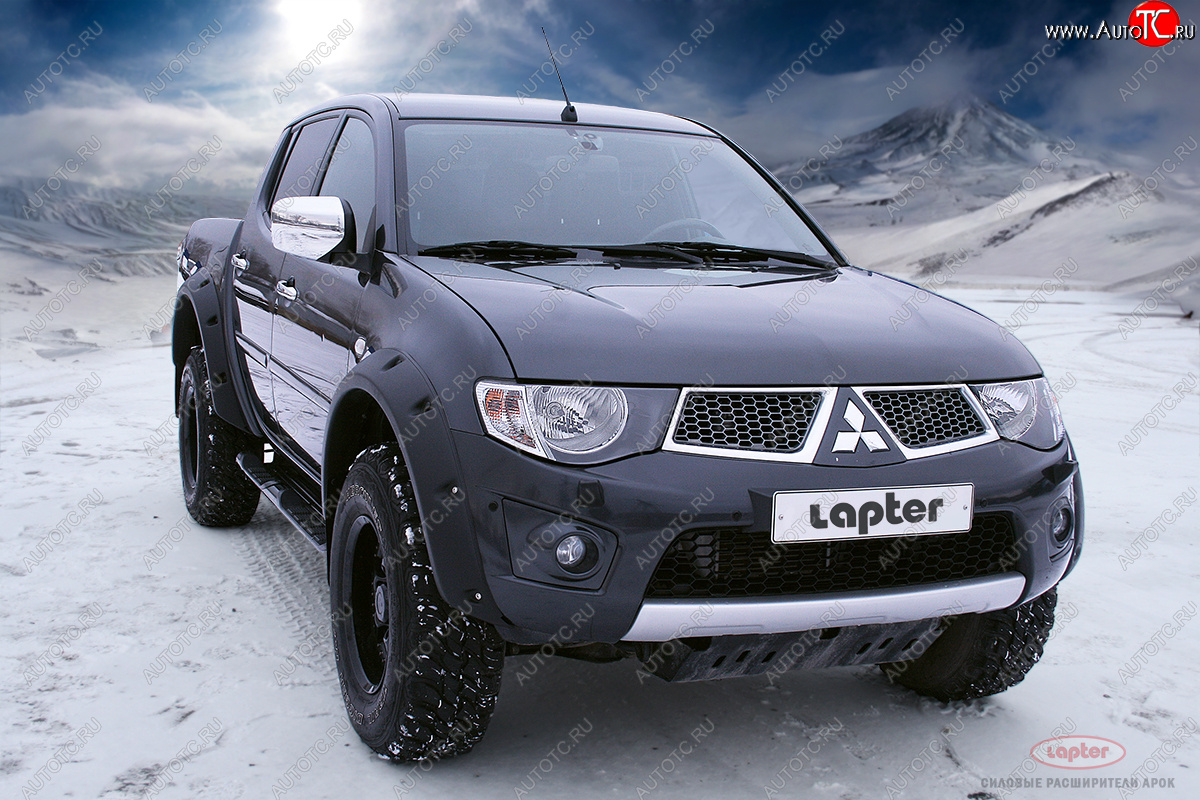 17 699 р. Расширители арок Mitsubishi L200 LAPTER (материал LLPDE, эластон) LAPTER ткm200  с доставкой в г. Керчь