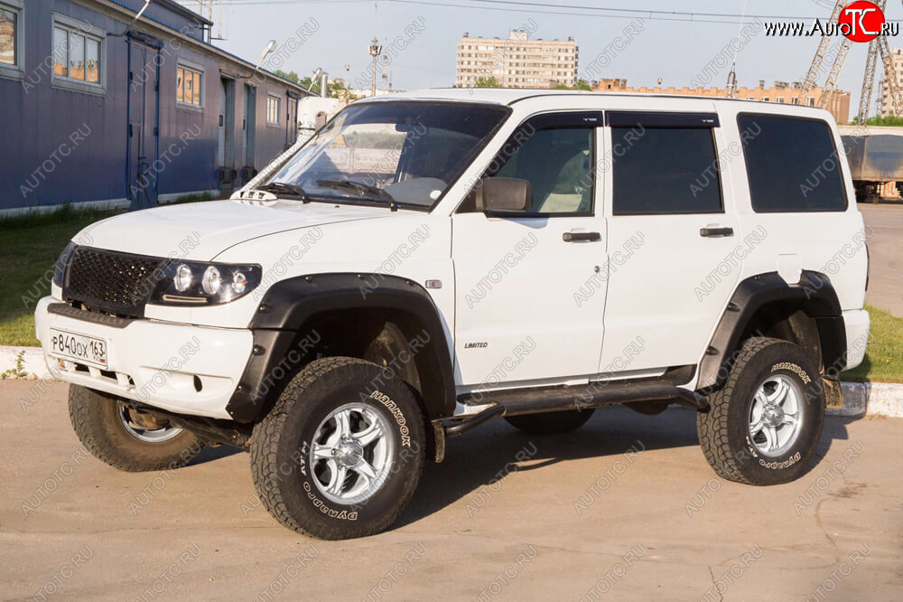14 999 р. Расширители арок УАЗ Patriot LAPTER (без накладок на бампера) LAPTER tku3163c  с доставкой в г. Керчь