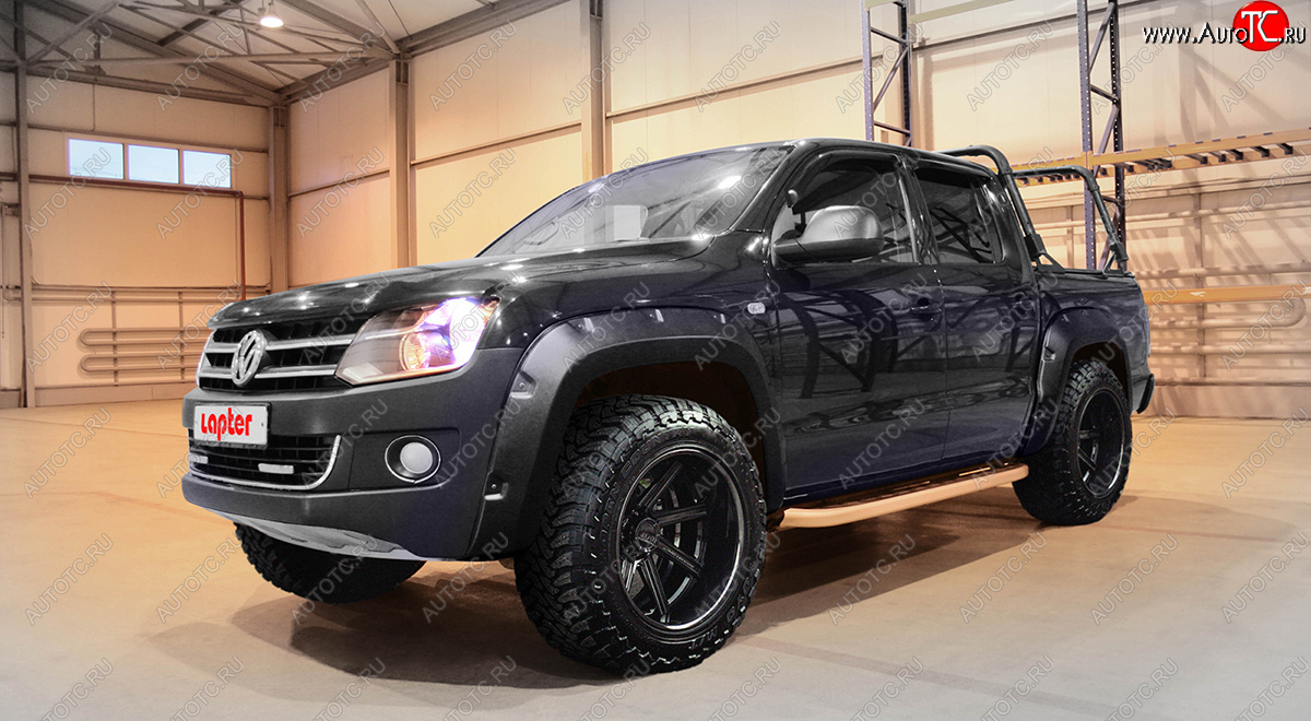 15 399 р. Расширители арок Volkswagen Amarok LAPTER (материал LLPDE, эластон) LAPTER tka10  с доставкой в г. Керчь