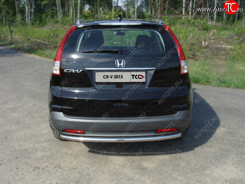 1 000 000 р. Защита задняя (центральная нержавейка 50,8 мм) ТСС Тюнинг  Honda CR-V  RM1,RM3,RM4 (2012-2015) дорестайлинг  с доставкой в г. Керчь