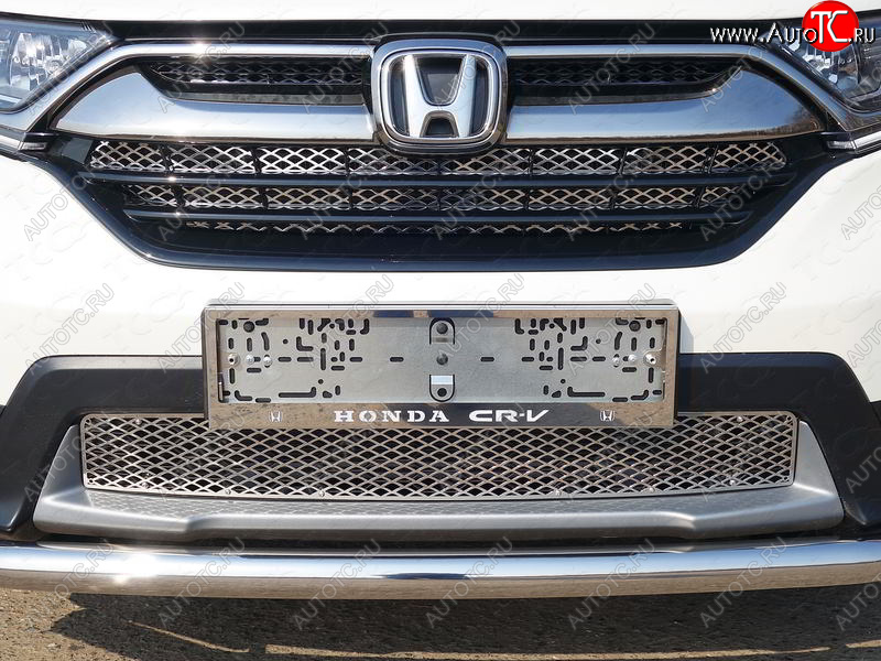 3 299 р.  ТСС Тюнинг HONDACR-V 2017- - Решетка радиатора нижняя (лист)  honcrv1715  с доставкой в г. Керчь