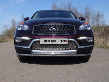  ТСС Тюнинг INFINITIQX 50 2016-2018 - Накладки на ПТФ (лист)  infqx501602