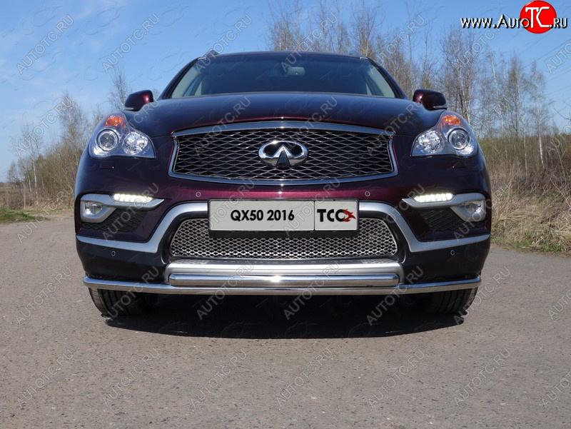 4 199 р.  ТСС Тюнинг INFINITIQX 50 2016-2018 - Накладки на ПТФ (лист)  infqx501602  с доставкой в г. Керчь
