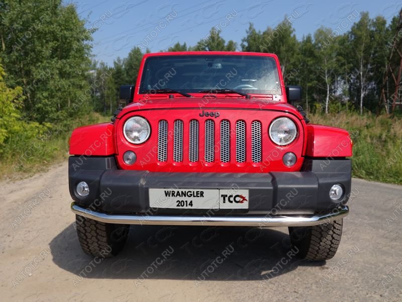 10 999 р.  ТСС Тюнинг JEEPWrangler 3D (3.6, JK) 2006-2018 - Решетка радиатора (лист)  jeepwran3d361404  с доставкой в г. Керчь