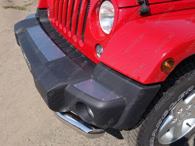 1 000 000 р.  ТСС Тюнинг JEEPWrangler 3D (3.6, JK) 2006-2018 - Накладки на передний бампер (декоративные) (комплект 3шт.)  jeepwran3d361421  с доставкой в г. Керчь