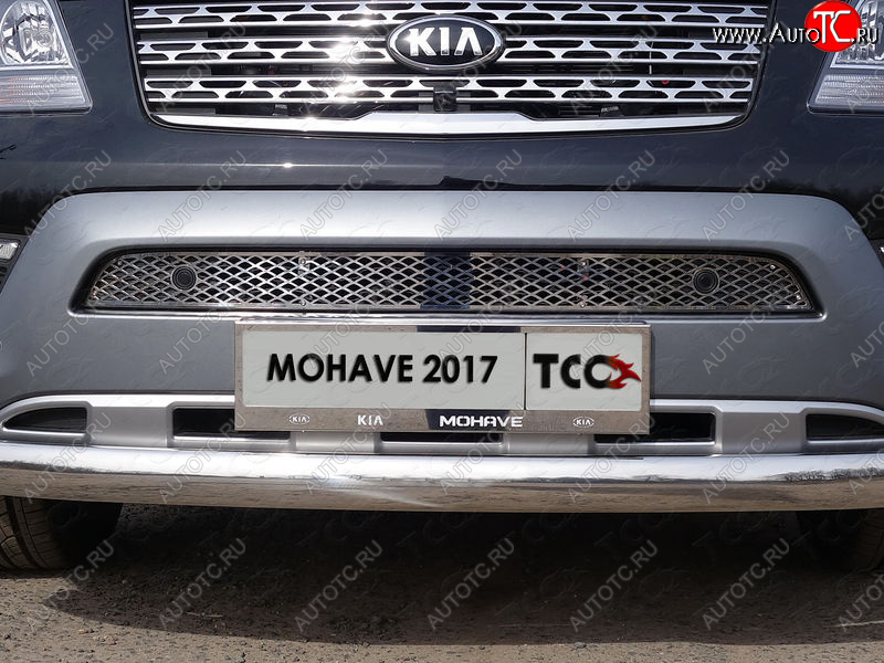 3 779 р.  ТСС Тюнинг KIAMohave 2017-2020 - Решетка радиатора (с парктроником) (лист)  kiamoh1701  с доставкой в г. Керчь