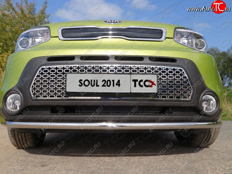 3 989 р.  ТСС Тюнинг KIASoul 2014-2016 - Решетка радиатора (ромб)  kiasoul1405  с доставкой в г. Керчь