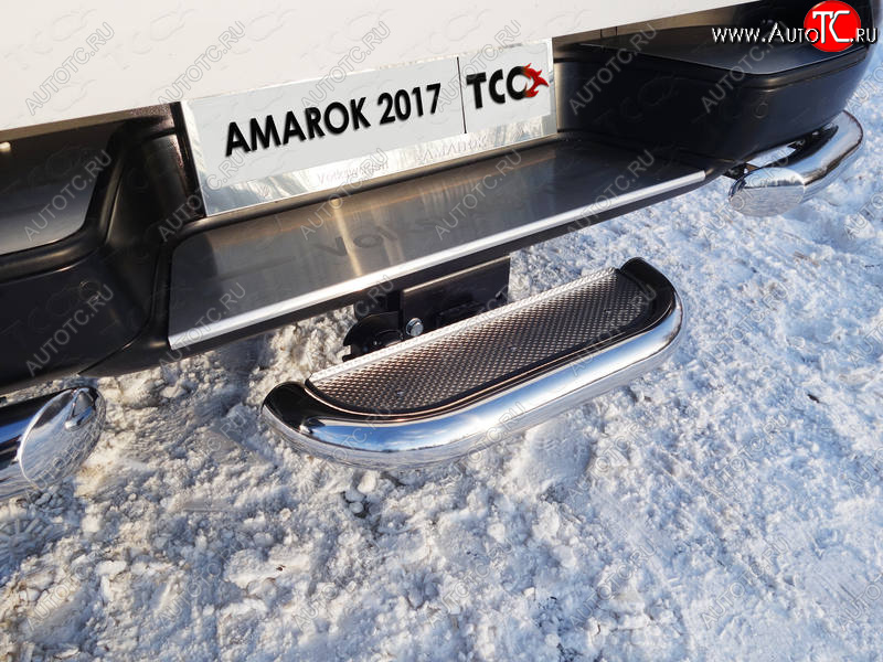 1 000 000 р.  ТСС Тюнинг VOLKSWAGENAmarok 2016- - Задняя подножка (нерж. лист) 60,3 мм (под фаркоп)  vwamar1756  с доставкой в г. Керчь