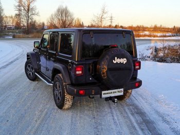 Рамка гос. номера ТСС Тюнинг Jeep Wrangler JL 3 дв. дорестайлинг (2018-2024)