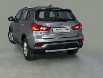 Рамка гос. номера ТСС Тюнинг Mitsubishi ASX (2017-2020) 2-ой рестайлинг (нержавейка)