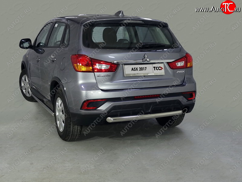 1 000 000 р. Рамка гос. номера ТСС Тюнинг  Mitsubishi ASX (2017-2020) 2-ой рестайлинг (нержавейка)  с доставкой в г. Керчь