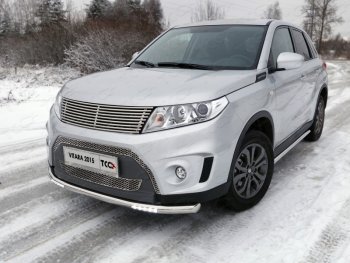 Рамка гос. номера ТСС Тюнинг Suzuki Vitara LY дорестайлинг (2015-2019) (нержавейка)
