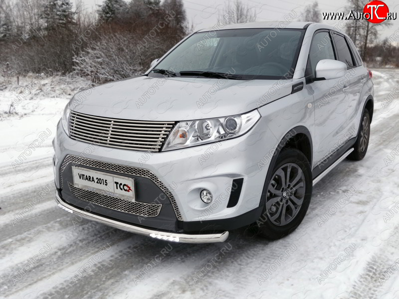 1 000 000 р. Рамка гос. номера ТСС Тюнинг  Suzuki Vitara  LY (2015-2019) дорестайлинг (нержавейка)  с доставкой в г. Керчь