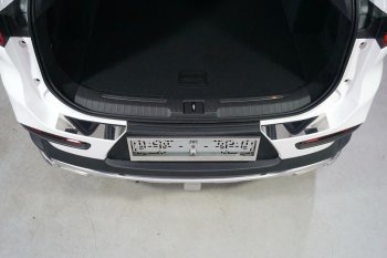 Накладки на задний бампер ТСС Тюнинг EXEED TXL (2020-2021)  дорестайлинг (Лист зеркальный)