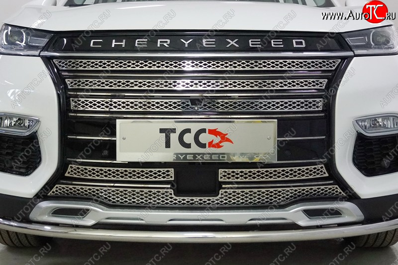 1 000 000 р.  ТСС Тюнинг CHERYEXEEDTXL 2020-2021 - Ршетка радиатора нижняя (лист)  cherexetxl2012  с доставкой в г. Керчь