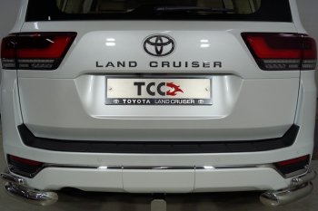 Рамка гос. номера ТСС Тюнинг Toyota Land Cruiser  J300 (2021-2025) дорестайлинг (нержавейка)